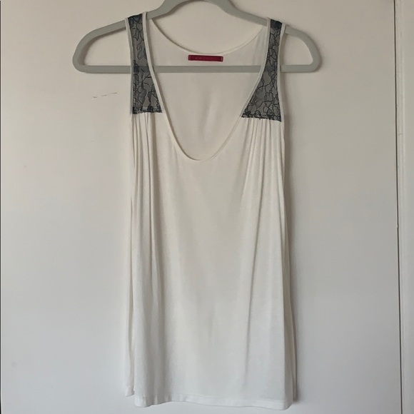 Velvet Tops - Velvet by Graham & Spencer Tank w/ Lace Detail